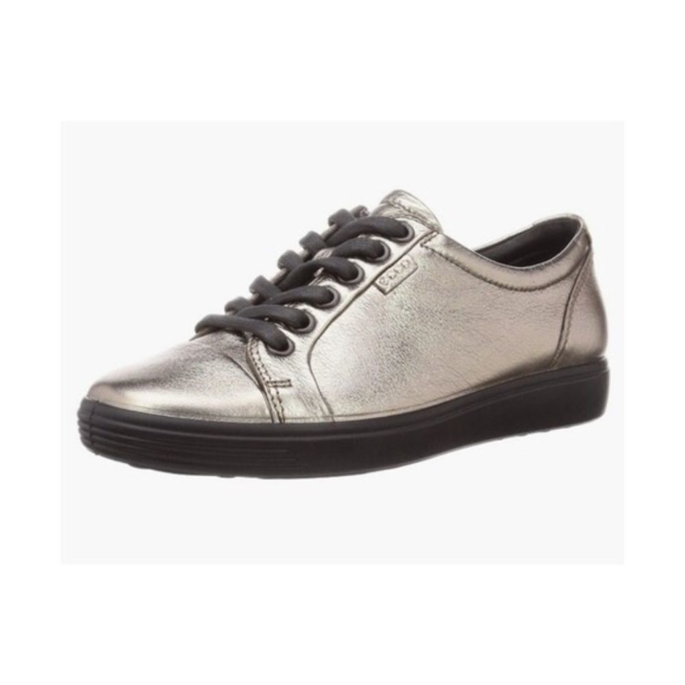 Ecco Gold Soft-7 Sneaker in Warm Metallic